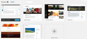 WordPress 3.8 Theme Selector Screen