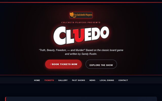 Culcheth Players website