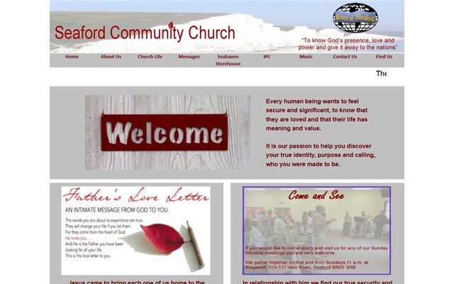 Seaford Community Church website