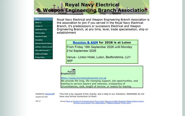 RNEWEBA website