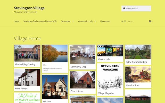 Stevington Village website
