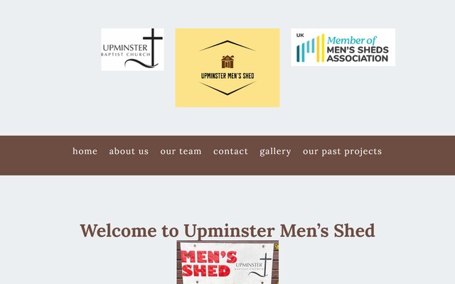 Upminster Men’s Shed website