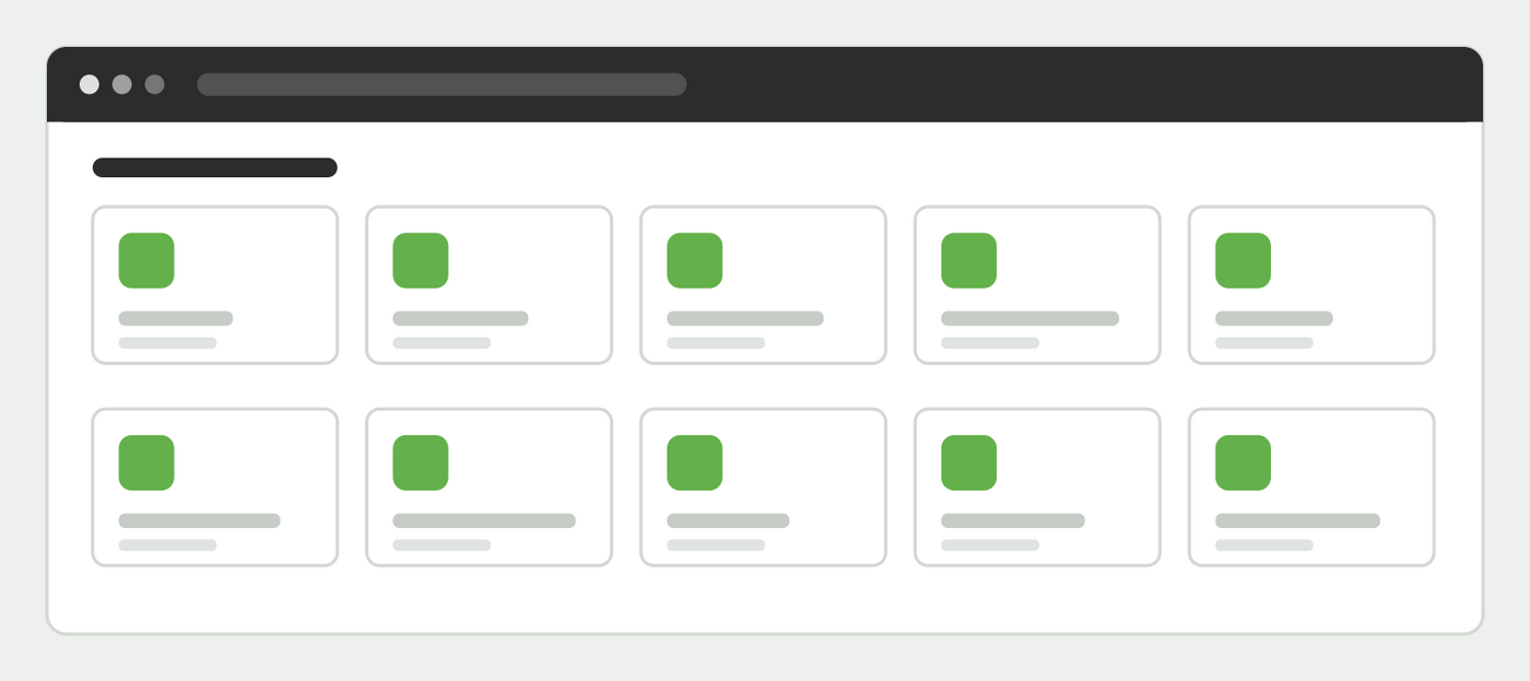 The cPanel dashboard, showing the tiled sections for email, files, databases, domains and security